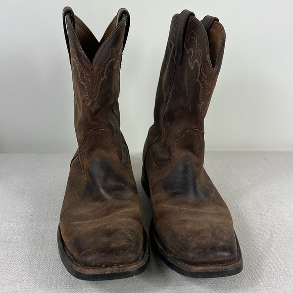 Ariat Western Boots Womens Size 7 B Brown Leather Pull On Style 18100 - Picture 4 of 15